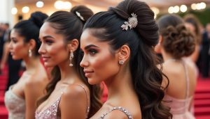 découvrez des idées de coiffures glamour inspirées par les stars sur le tapis rouge. inspirez-vous des looks tendance pour sublimer vos cheveux lors de vos grands événements !